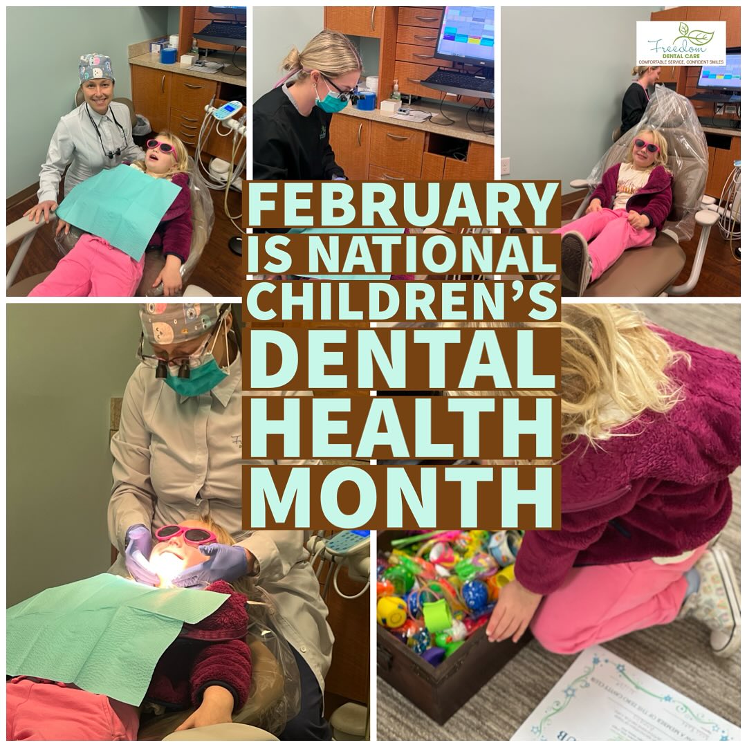 February is National Children’s Dental Health Month 🦷! Visit our friends at the @americandentalassociation for fun resources. #ncdhm #childrensdentalhealthmonth