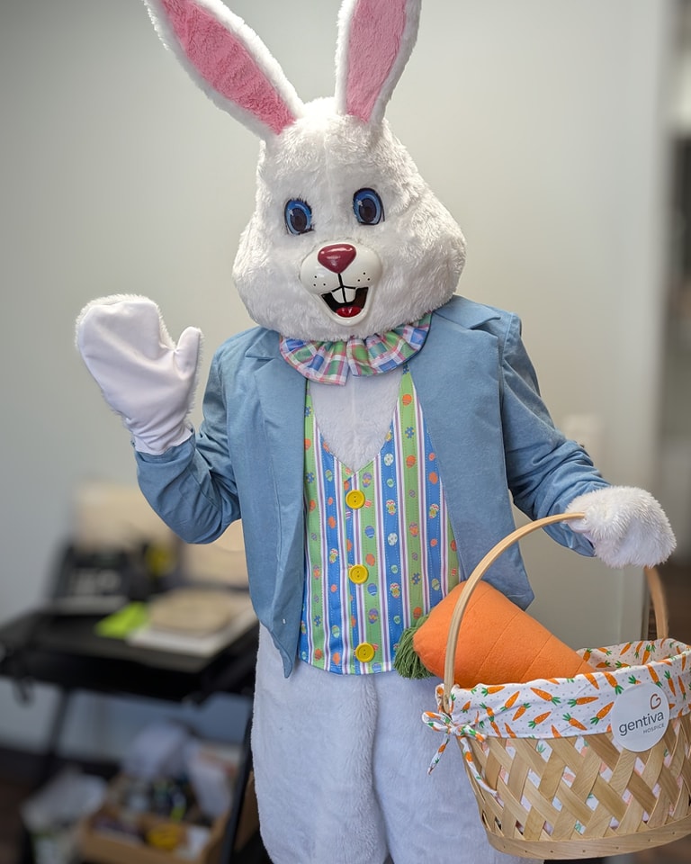 We had a visitor today at our clinic! He was delivering gifts. #GentivaHospice