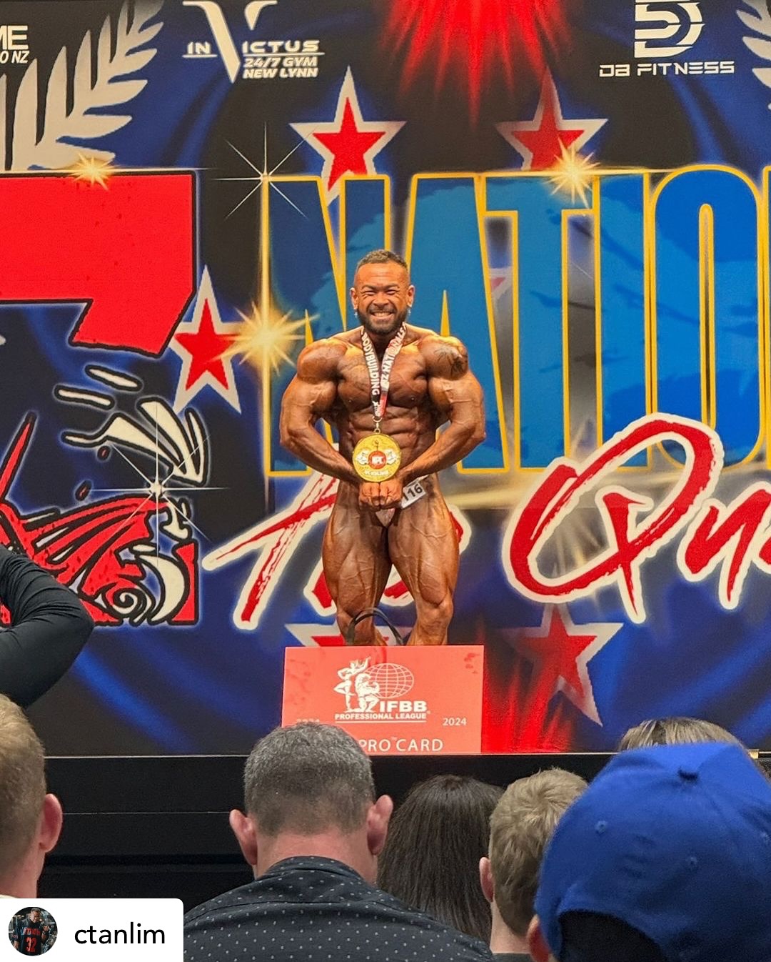 Congratulations @ctanlim an incredible achievement, earning your IFBB Pro Card 💥 Rocking Iron Monkey all the way in Mew Zealand 🫶🏽 Posted @withregram • @ctanlim “Mr. New Zealand 2024 and New IFBB Bodybuilding Pro”
It sure is taking its time to settle in, and I’m still being flooded with all kinds of new thoughts and feelings 48 hours later. I think it’s about time for me to start putting some stuff out in the open though.
Five shows over five years, from 2019 to 2024.
Getting started in the Men’s Physique division in 2019, I did my first regional show and national show at a stage weight of just 60 kg.
Taking on the feedback from NZIFBB President Moe Elmoussawi after my 3rd show in 2021, I began working towards the open bodybuilding division.
Which brings us to 2024; another two shows done, including my second national show. Finally getting into my open bodybuilding debut year, and what a year it has been.
As always, the first thank you goes to my coach Kurt for believing in me since day zero and keeping my love for bodybuilding intact along the way. We did it bro!
A big thank you to the NZIFBB for consistently providing me with the feedback needed to improve, and actually encouraging my growth and development in this sport.
My family and friends, especially my wife Mel. I couldn’t have done this without your support, and I’m so relieved that I can finally go back to being the best version of myself for you all again.
Bonus thanks to my good friend Jordan. Everything happens for a reason, and if you hadn’t visited me on that exact afternoon; we both know that this whole national show might not have even gone ahead for me at all.
Thank you to everyone who has followed along with my journey this year; sending me messages of support, and believing in me even when I didn’t.
As I said, I’ll believe it when it happens… and so it did.