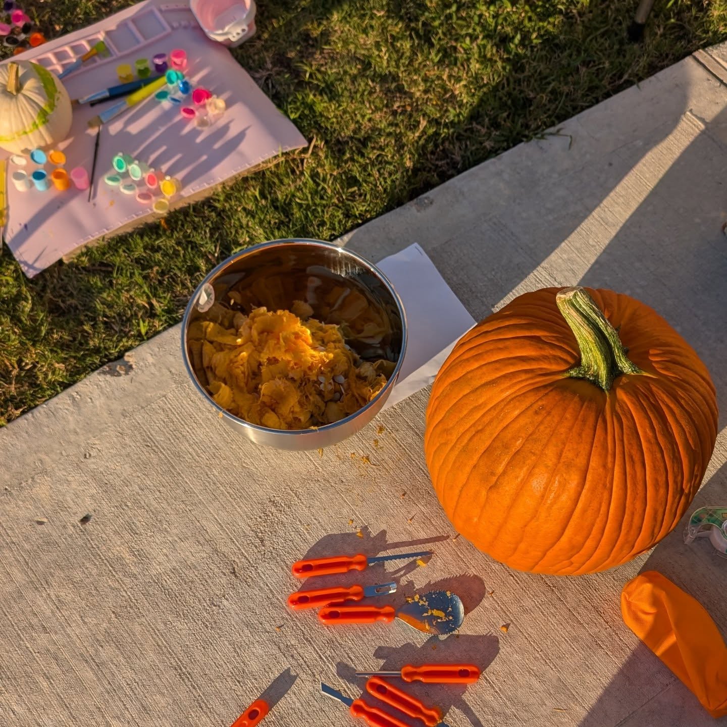 Pumpkin guts, giggles, and good times! Core memory achieved 🎃✨
Can you guess what our family is dressing up as for Halloween?! 🦸🏼♀️