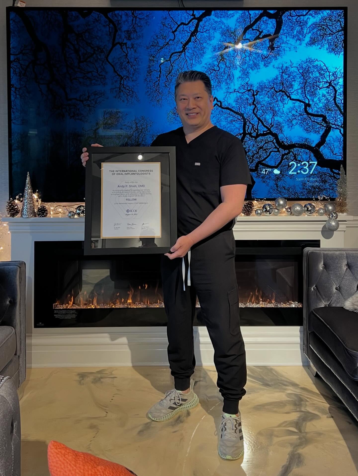 Proud to be recognized by @icoidental last weekend for my “Fellow” status in Dental Implantology. I’ve been placing dental implants for almost 20 years since in my residency back in 2006 and it is still one of the most fascinating area in dentistry today. So much has changed since 2006 and continuing to keep up with the latest in this field has made me a much better provider for my patients. 💯
International Congress of Oral Implantologists (ICOI) is a professional association founded in 1972 for dentists, researchers, and others involved in implantology. ICOI’s mission is to advance and improve the quality of dental implant practice through education, research, and recognition.
Level ⬆️
#pittsburgh #pittsburghdentist #cosmeticdentist #dentalimplantsurgery #dentalimplantology #implants #dentalimplant #fellowship #fellow #levelup #recognize #topdentist #excited #proud #achivement #achieved #earned #letsgo #fridayfeels #friyay #icoifellowship #icoifellow #icoifellow2025 #implantdentist #cantstopwontstop #education #alwayslearning