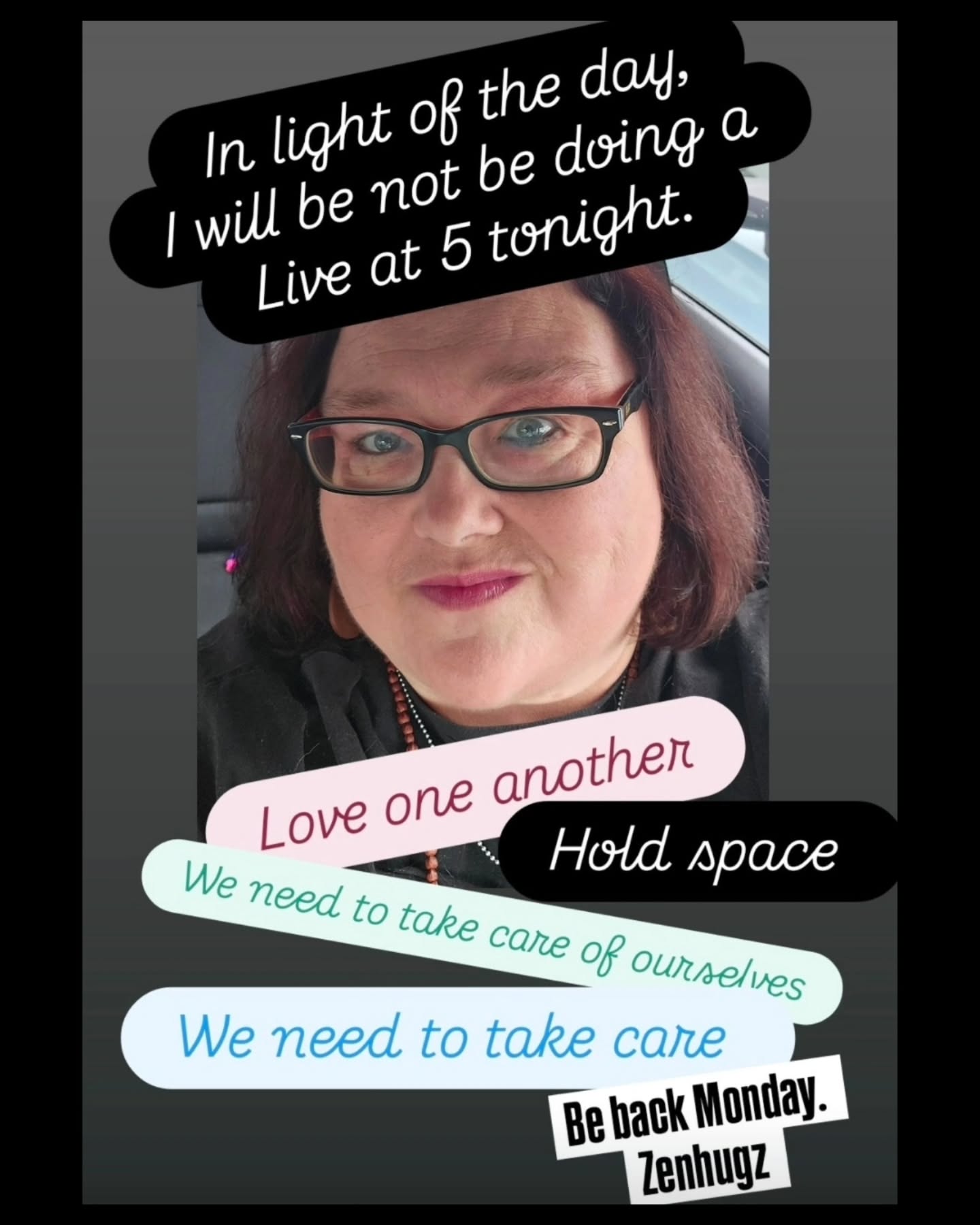 There is too much happening today. Too many other voices that need to be heard.
Too many rituals we need to prepare for.
Going over to the lemon tree...
...doing spells and things.
Im available virtually for ask a question for cards, trinkets and songs all weekend long.
But magick is afoot tonight. Walk in your power and be safe out there.
See you all Monday Live at 5.
#zenhugz